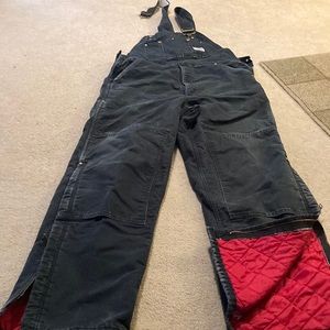 Vintage Carhartt bibs 36X32 black